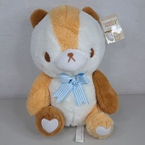Colorful Mofuru Kawaii Bear Caramel Colorful Forum 30 cm by Yell Plush